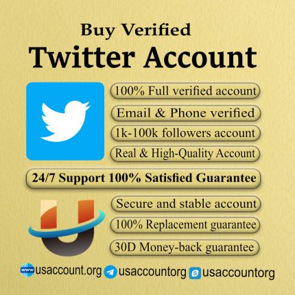 Buy Verified Twitter Accounts