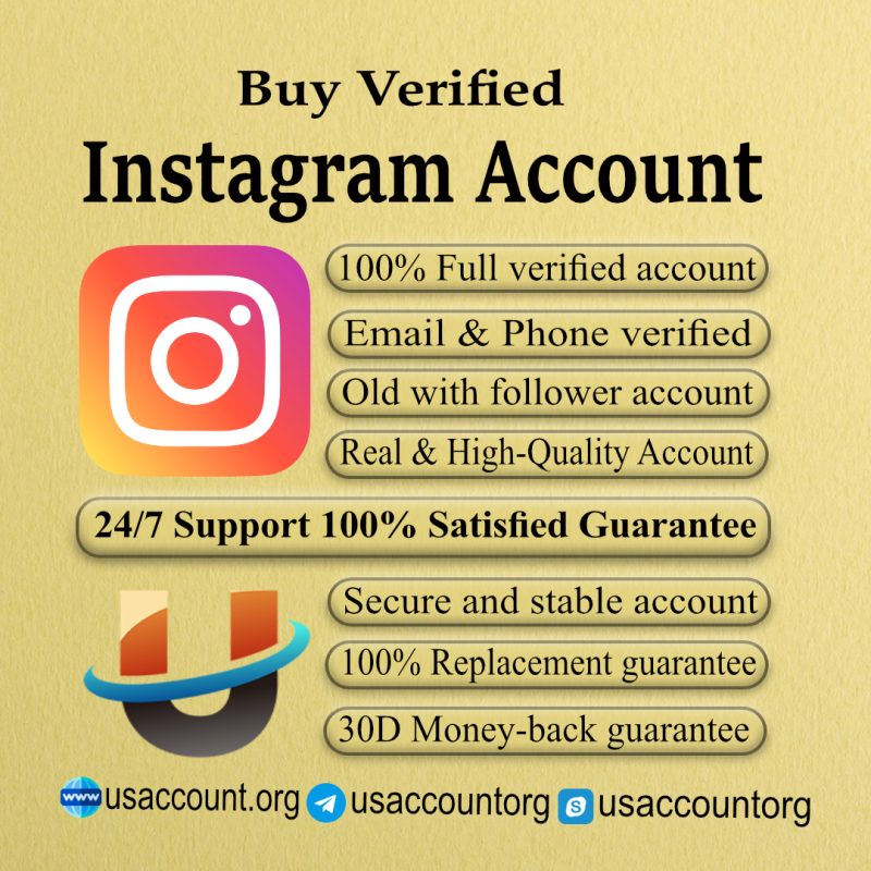 Buy Verified Instagram Accounts