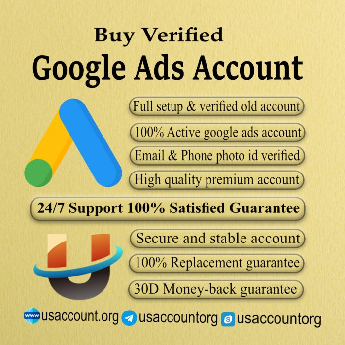 Buy Google Ads Accounts