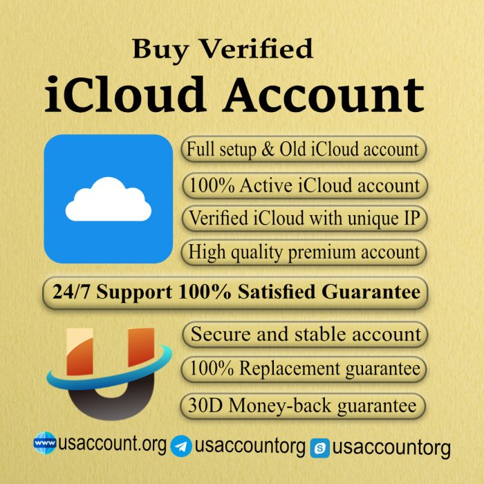 Buy Verified iCloud Accounts