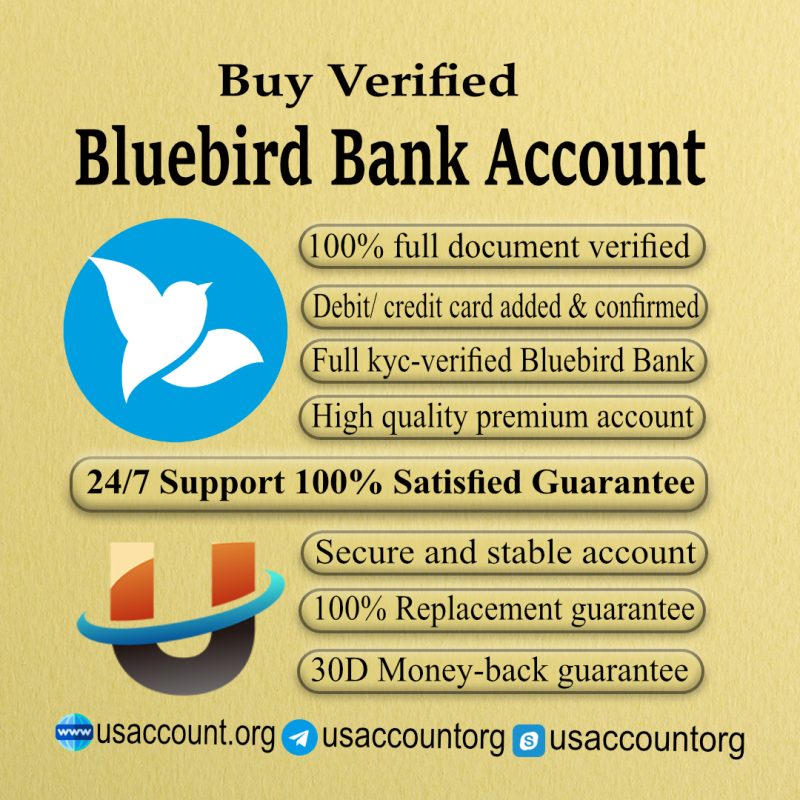 Buy Verified Bluebird Bank Accounts