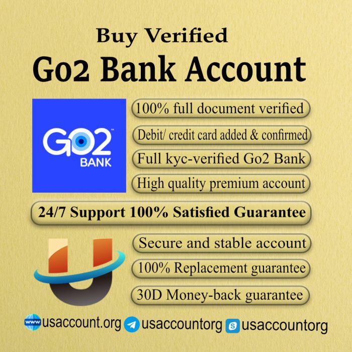 Buy Verified GO2 Bank Accounts