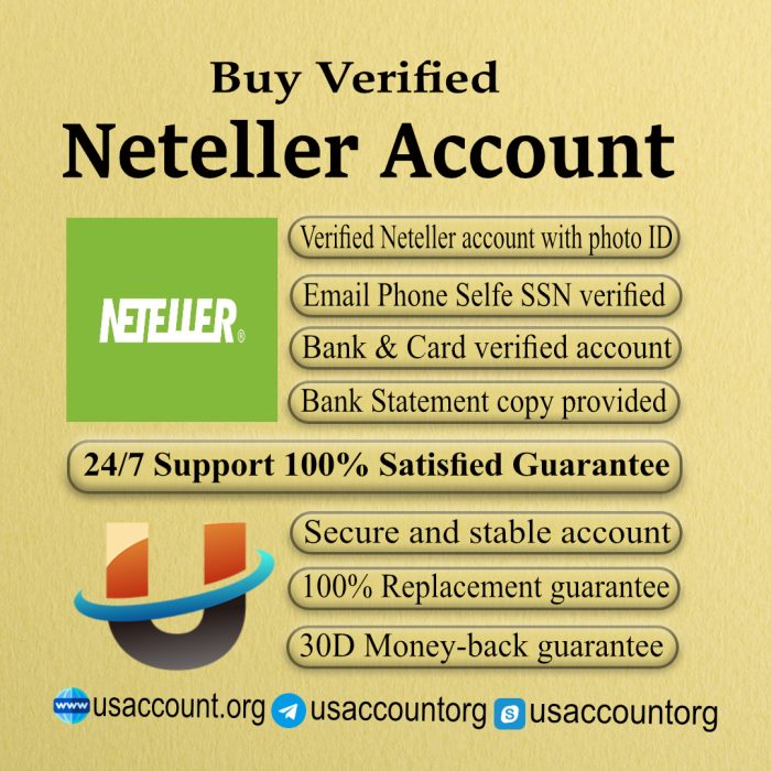 Buy Verified Neteller Accounts