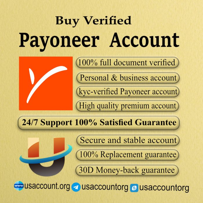 Buy Verified Payoneer Accounts